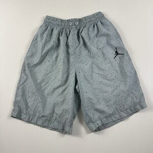 Nike Air Jordan Cement Poolside Shorts Swim Trunks Mens Large CI9133‎ Jumpman